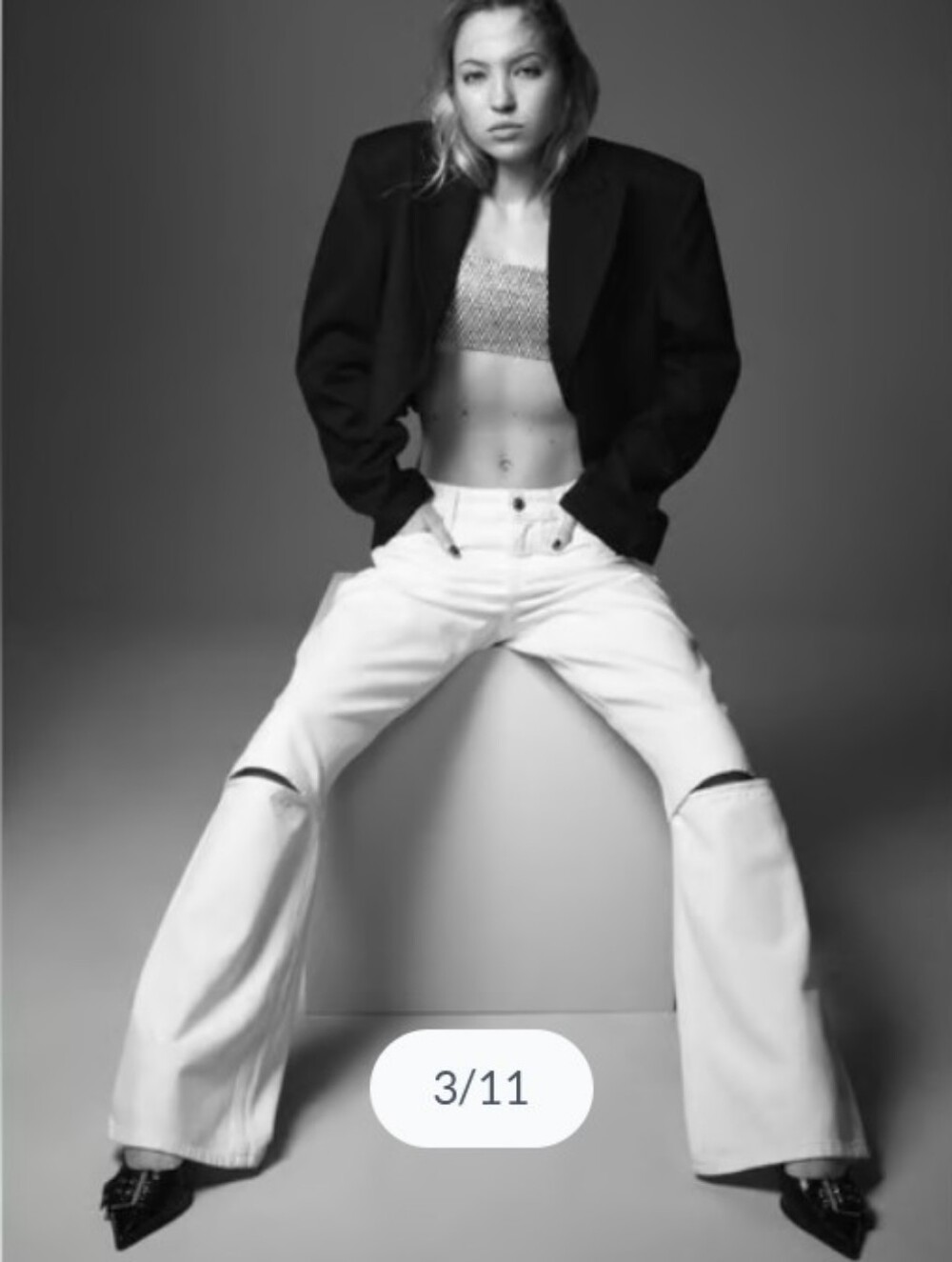 Zara White Straight-Leg Women’s Jeans